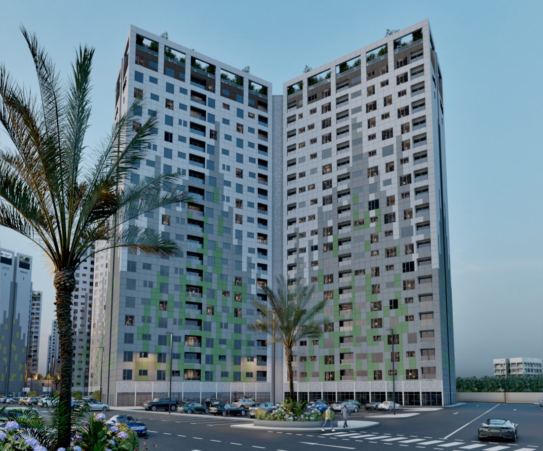 برج الوافي السكني · بغداد · 20 طابقاً · 240 وحدة